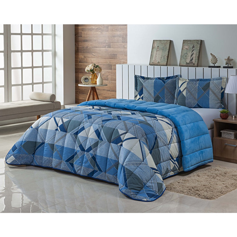 Coberdrom Casal Queen Estampado 2,40m x 2,20m Exlusivo - MaYu Enxovais
