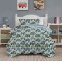 Kit Colcha Cobre Leito Cama Casal Padrão 3 Peças Dupla Face - Mescla Classic