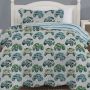 Kit Colcha Cobre Leito Cama Casal Padrão 3 Peças Dupla Face - Mescla Classic