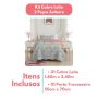 Kit Cobre leito Colcha Solteiro 2 Peças Infantil Estampado Maquiagem