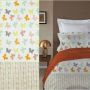 Kit Colcha Cobre Leito Casal Padrão 3 Peças Boutis Estampado Dupla Face Patchwork