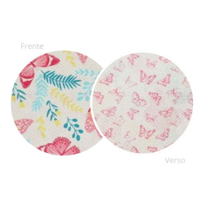 Kit Colcha Cobre Leito Casal Padrão 3 Peças Boutis Estampado Dupla Face Patchwork