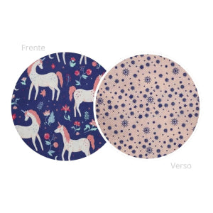 Kit Colcha Cobre Leito Casal Padrão 3 Peças Boutis Estampado Dupla Face Patchwork