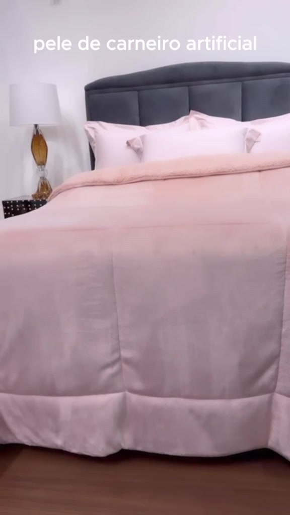 Coberdrom Cobertor Casal Queen King Sherpa 600 Fios Lã de Pele de Carneiro Dupla Face Inverno Frio