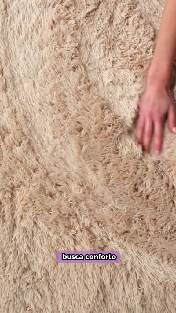 Tapete grande para sala quarto 2,00 x 2,50 peludo felpudo antiderrapante