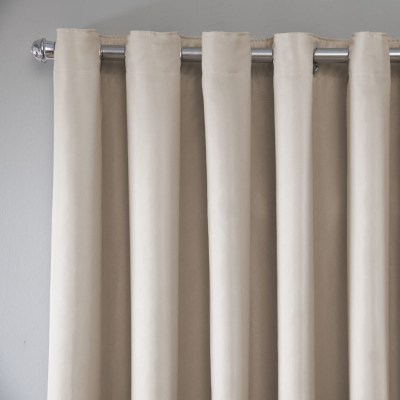cortina blackout tecido com voil 2.50x2.40 sala/quarto