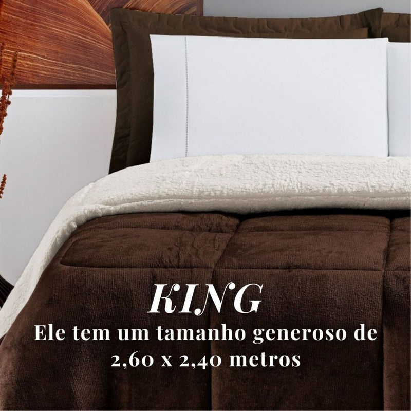 Cobertores KING size FOFÃO Gigante Lã Manta Cobertas Sherpa Edredom Grosso Coberdrom frio intenso