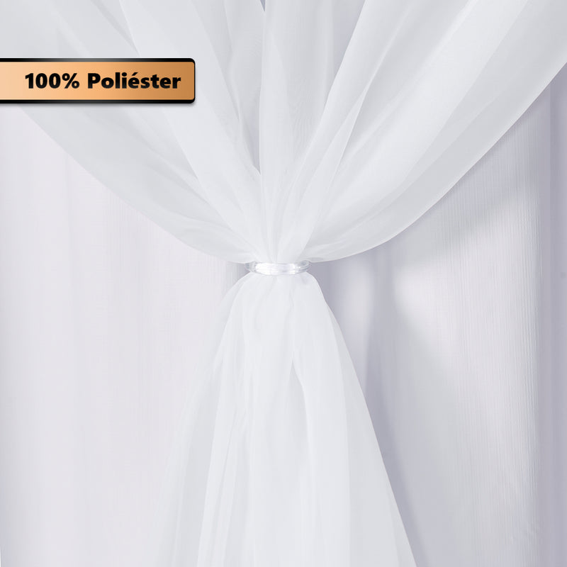 Cortina Corta Luz 100% Blackout de Voil  2,20m x1,30m Cores Variadas