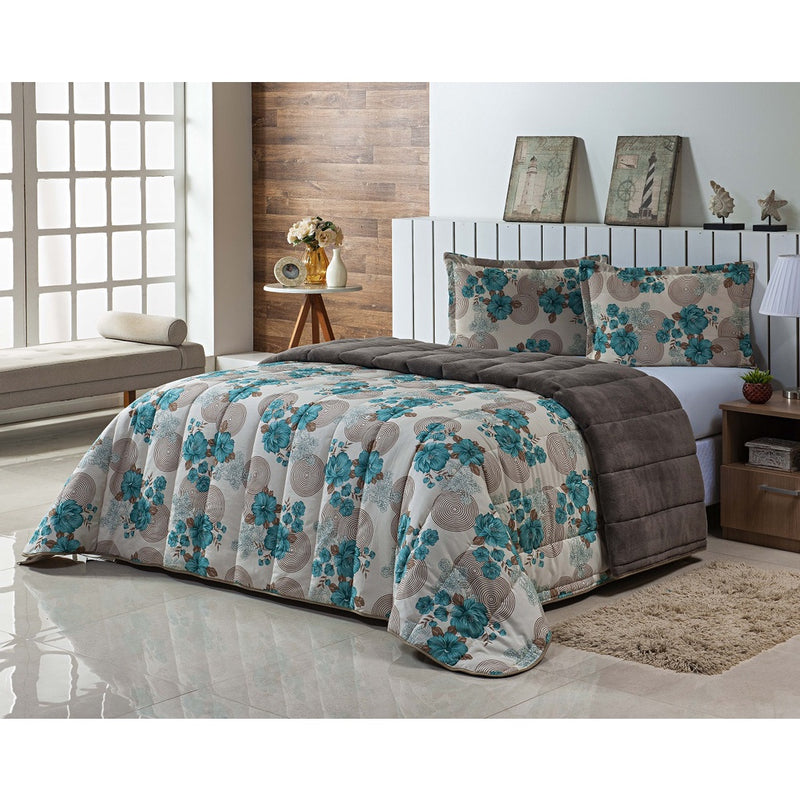 Coberdrom Casal Queen Estampado 2,40m x 2,20m Exlusivo - MaYu Enxovais