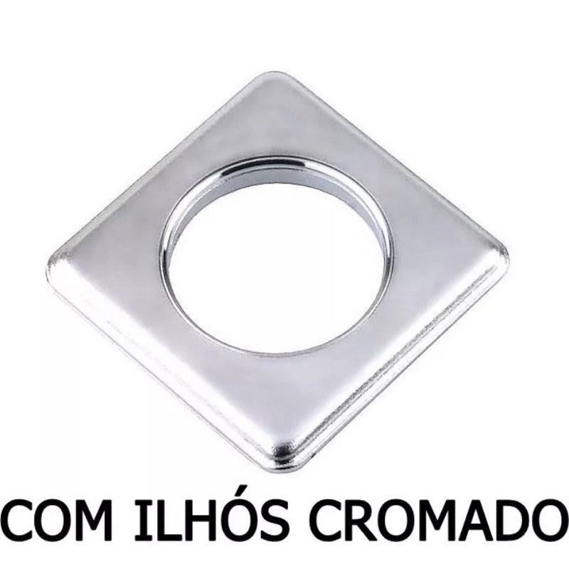 Cortina Blackout PVC com Voil 100% Corta Luz | Elegante p/ Sala ou Quarto.