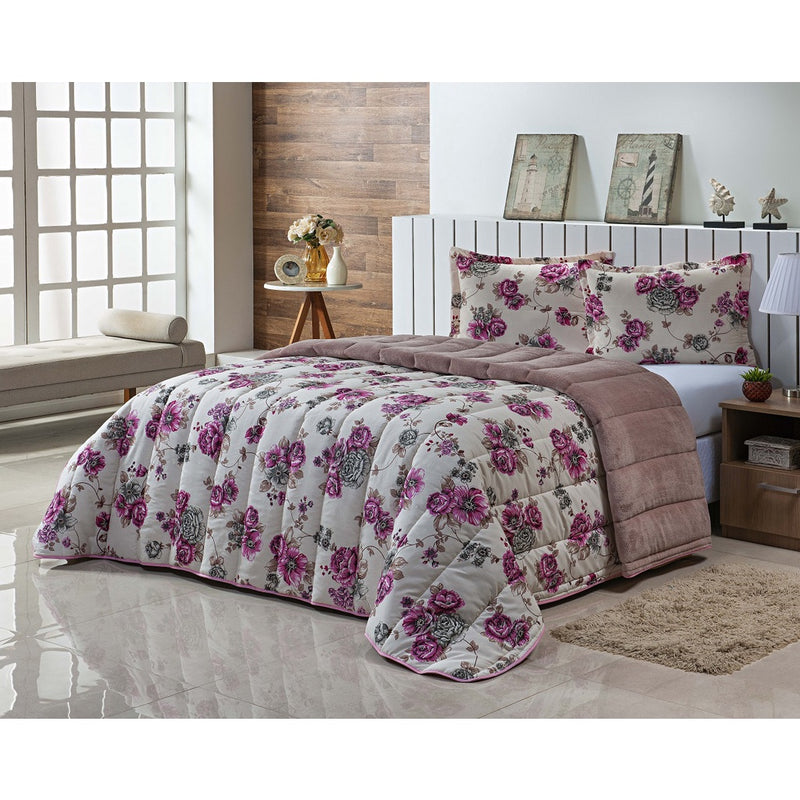Coberdrom Casal Queen Estampado 2,40m x 2,20m Exlusivo - MaYu Enxovais