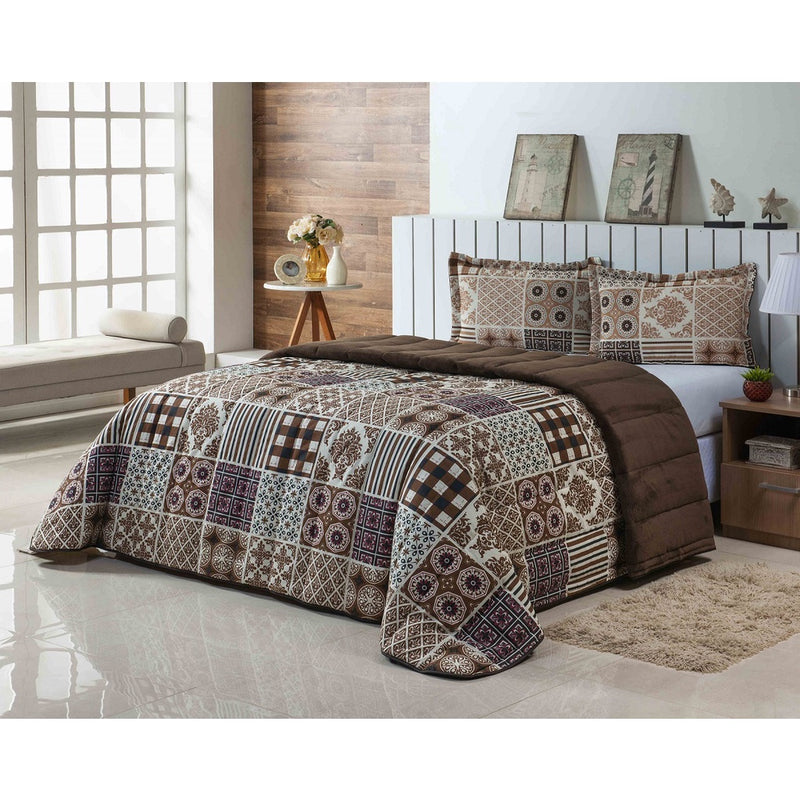 Coberdrom Casal Queen Estampado 2,40m x 2,20m Exlusivo - MaYu Enxovais