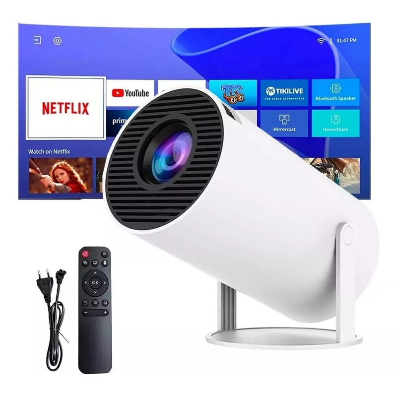PAGUE 1 LEVE 2 ( ULTIMAS UNIDADES ) Projetor 4K HD 150 Polegadas Celular, Tv B0x, Xbox, PS, Pc, Wifi e Bluetooth